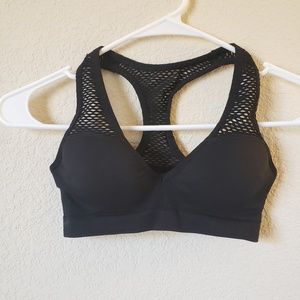 Victoria's Secret PINK Black Push-Up Sports Bra